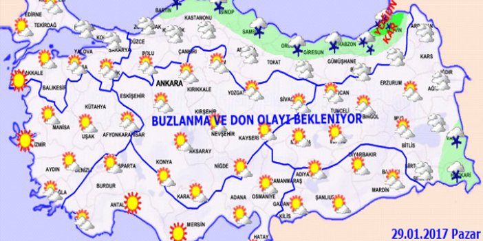 Trabzon'da Hava durumu: Kar yağışı devam edecek mi?