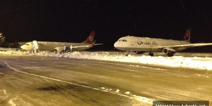 Trabzon'da iptal edilen uçak seferleri