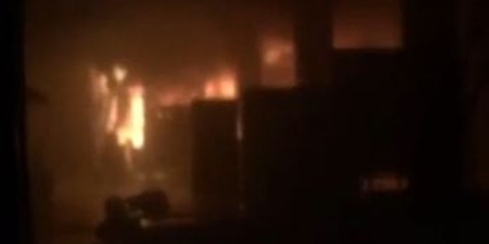 Otogarda yangın: Seferler yapılamıyor