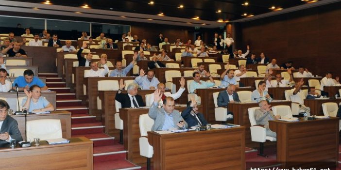 Trabzon Belediye Meclis toplantısına Bıçakçıoğlu damgası