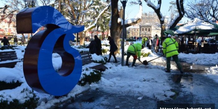 Trabzon Büyükşehir'den karla mücadele bilançosu