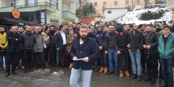 Trabzon'da sigara yasağı protestosu