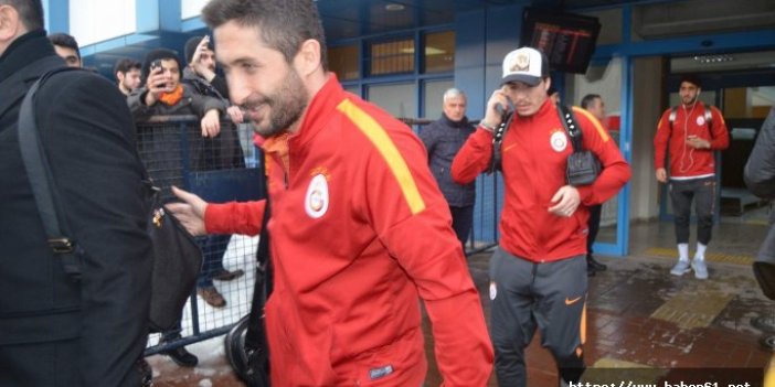 Galatasaray kafilesi Trabzon'da