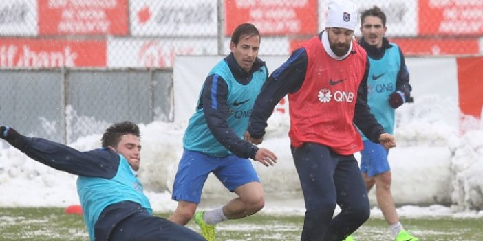 Trabzonspor'da idmanlar bile kıran kırana