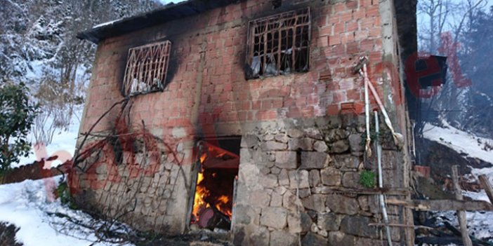 Trabzon’da Yangın: Kullanılamaz hale geldi