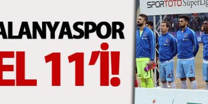Trabzonspor'un Alanyaspor muhtemel 11'i!