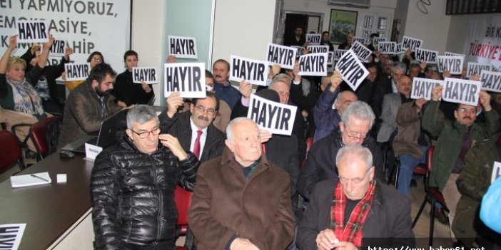 CHP Trabzon Teşkilatı neden 'hayır' dediklerini açıkladı