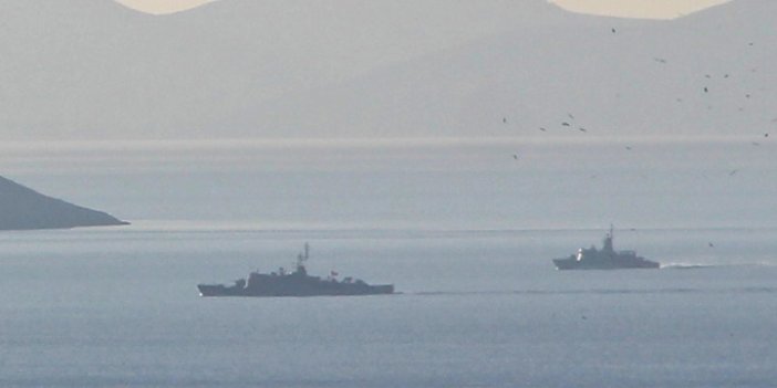 Türk ve Yunan savaş gemileri Kardak’ta karşı karşıya geldi