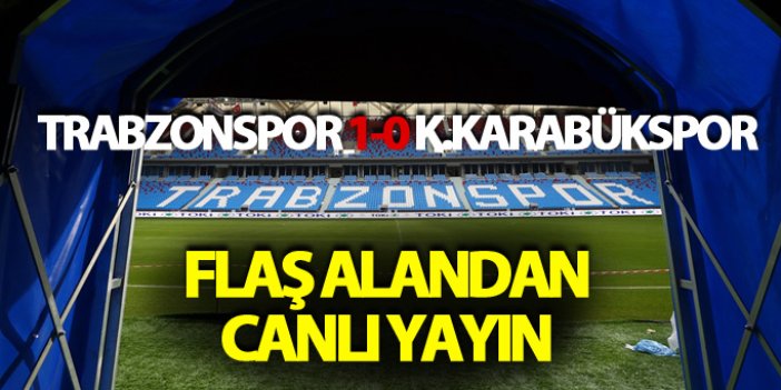 Trabzonspor Karabükspor maçı sonrası - CANLI YAYIN