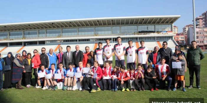 Trabzon'un özel çocukları madalya için yarıştı