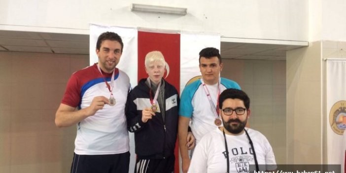 Trabzonlu görme engelli sporcu Türkiye ikincisi oldu
