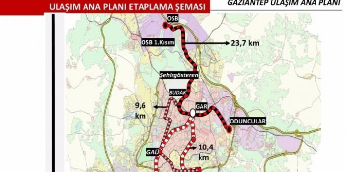 Gaziantep’in metro projesi onaylandı