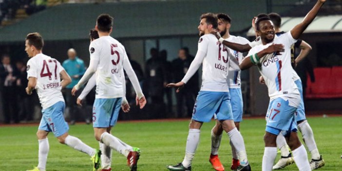 Trabzonspor artıya çıktı