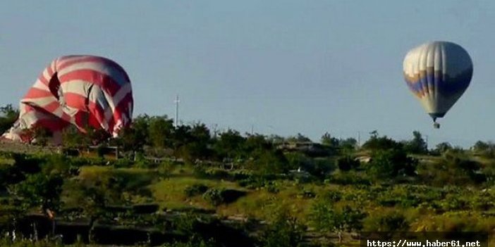 Nevşehir'de balon kazası , çok sayıda yaralı var