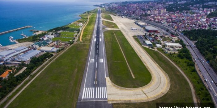 Trabzon'da Uçaklara Sis Engeli