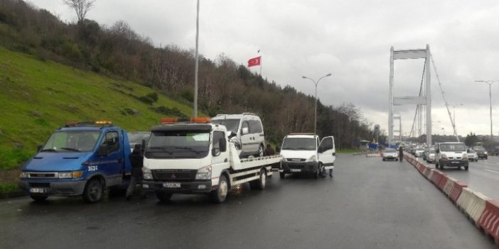 Fatih Sultan Mehmet Köprüsü’nde kaza