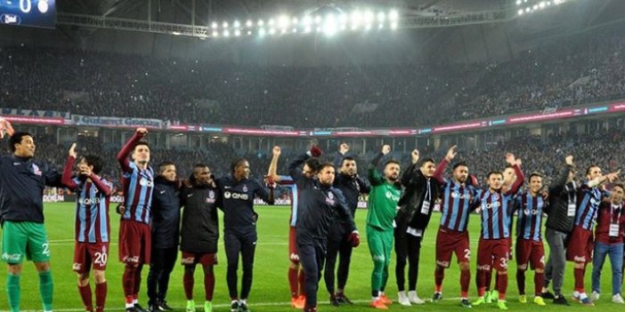 Trabzonspor Avrupa'da da zirvede