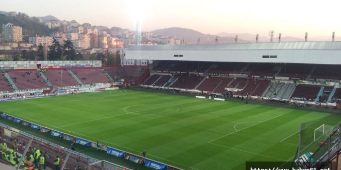 Trabzonspor Efsane stadyum Avni Aker’i devretti