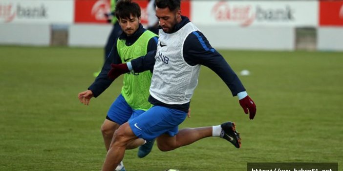Trabzonspor'da Samsunspor hazırlıkları sürüyor - 24 Mart akşam antrenmanı