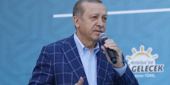 Erdoğan: "Dikili ağacınız yok ne konuşuyorsunuz"