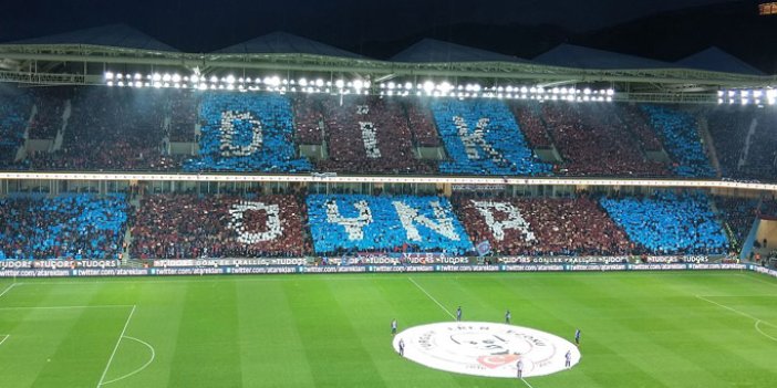 Trabzonspor taraftarı yeni statla coştu
