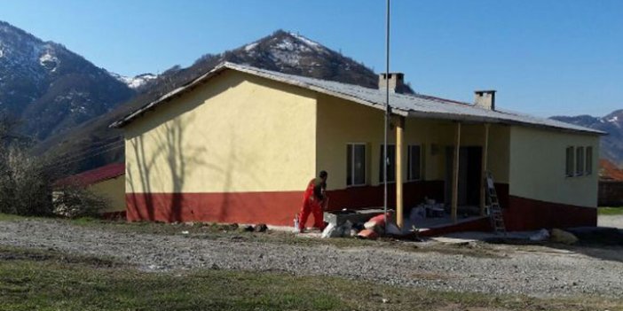 Kabadüz'de okul tamir ediliyor