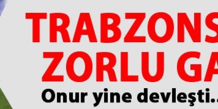 Trabzonspor'dan zorlu galibiyet!  Çaykur Rizespor Trabzonspor maç özeti