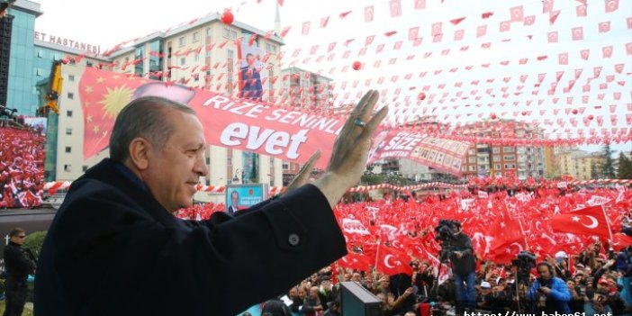 Cumhurbaşkanı Erdoğan Rize'de konuştu: Deniz Baykal yazıklar olsun sana