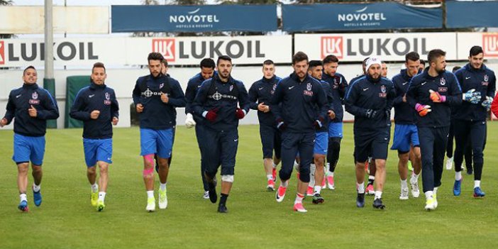 Trabzonspor Beşiktaş hazırlıklarını sürdürdü