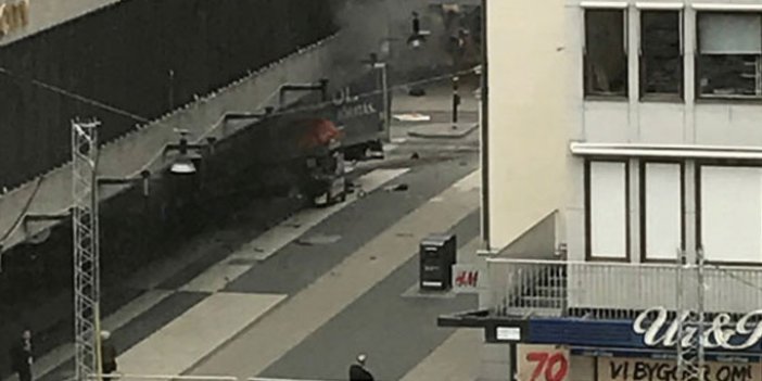 İsveç'te kamyonlu saldırı!