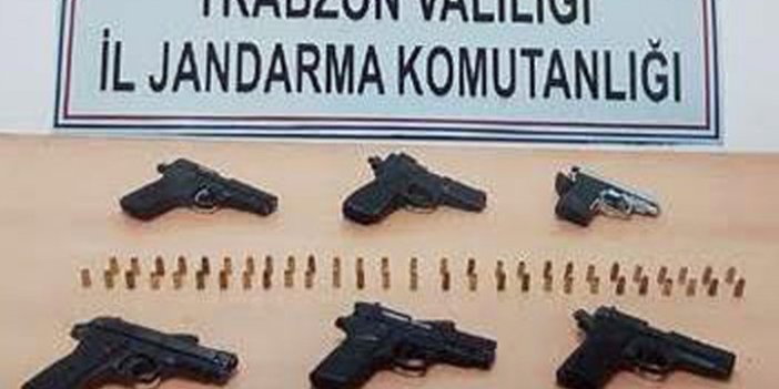 Trabzon'da silah operasyonu