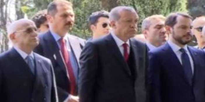 Erdoğan ilk oraya gitti