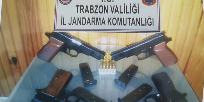 Trabzon'da şüpheli araçta arama