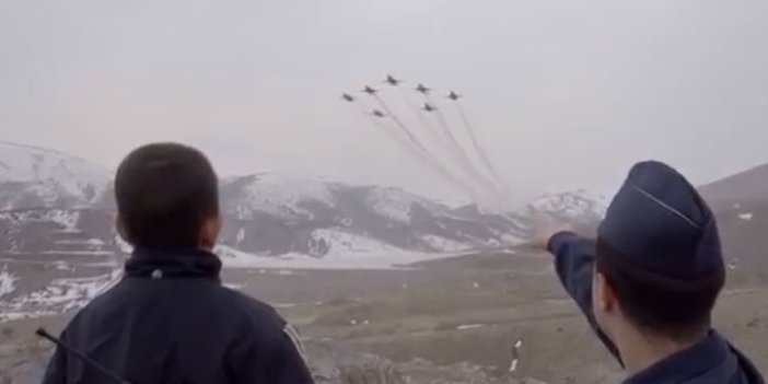 Türk Hava Kuvvetleri'nden anlamlı 23 Nisan videosu