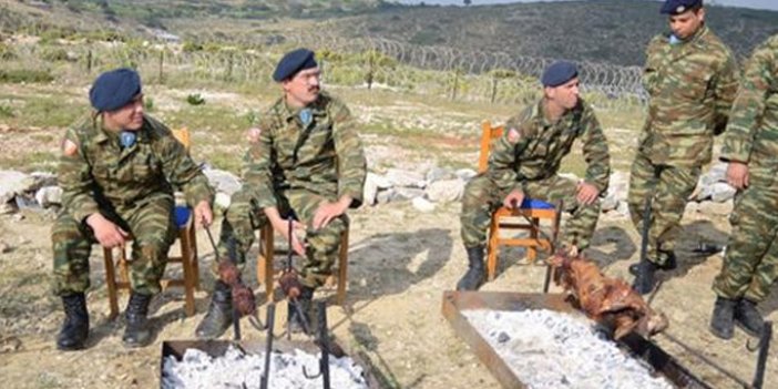 Türkiye'nin adasında Yunan askerleri bakın ne yaptı?
