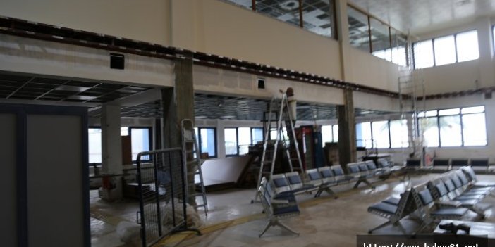 Trabzon Havalimanı dış hatlar terminali restore ediliyor