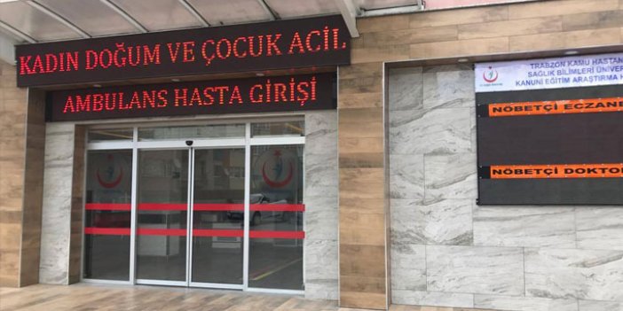 Trabzon'da doğum acil açıldı: İlk gün 200 hasta