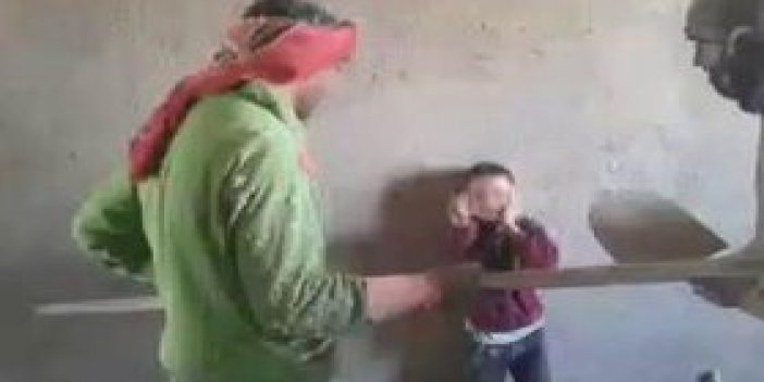 Çocuğa kürekle işkence eden Suriyeli işçiler yakalandı