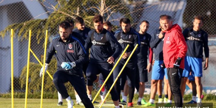Trabzonspor'da Gençlerbirliği hazırlıkları son sürat sürüyor