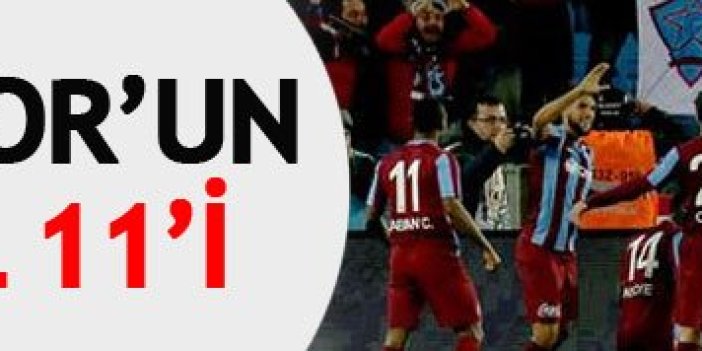 Trabzonspor'un muhtemel Gençlerbirliği 11'i