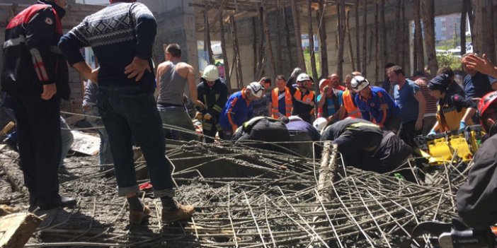 Cami inşaatında göçük: 3 işçi öldü