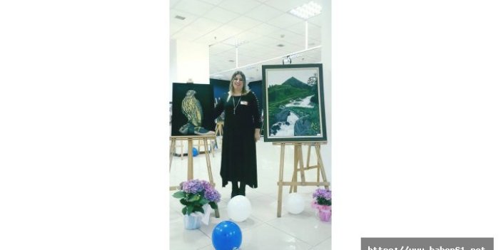 Ressam Arzu Arslan Rize'de sergisini açtıanlı yayında şaşırtan anlar