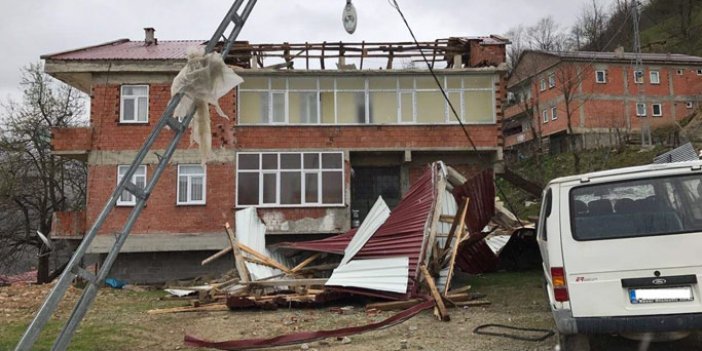 Trabzon'da hasar tespit yapıldı: 207 konut 4 serander...