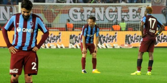 Trabzonspor'un 44 günlük galibiyet hasreti