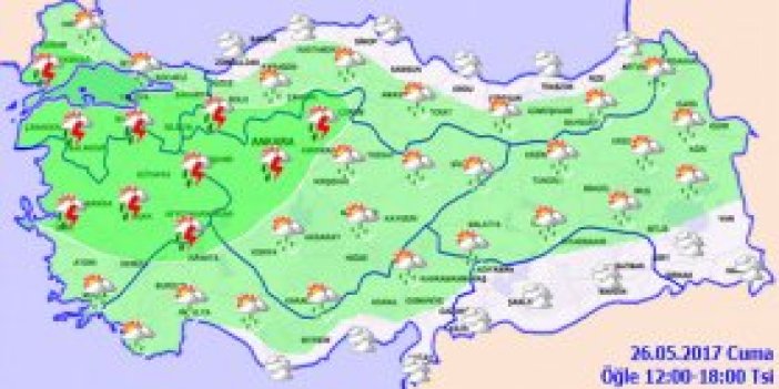 Trabzon'da hava nasıl olacak? 26.05.2017