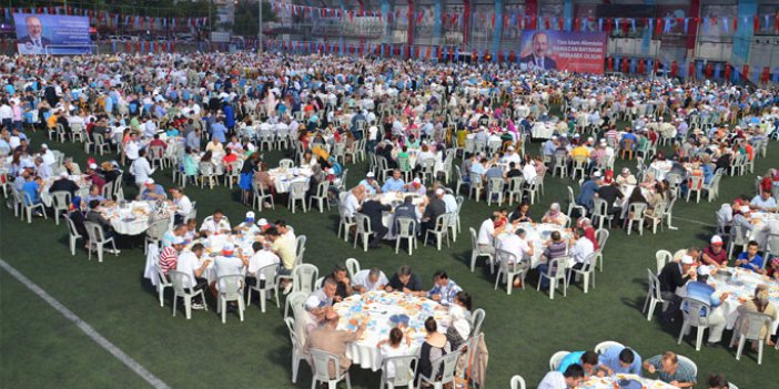 Trabzon'da 6 bin kişi birlikte iftar açacak