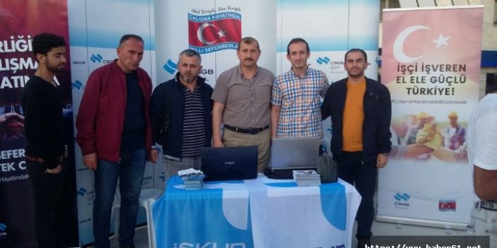 Trabzon'da iftar çadırında işsiz arıyorlar!