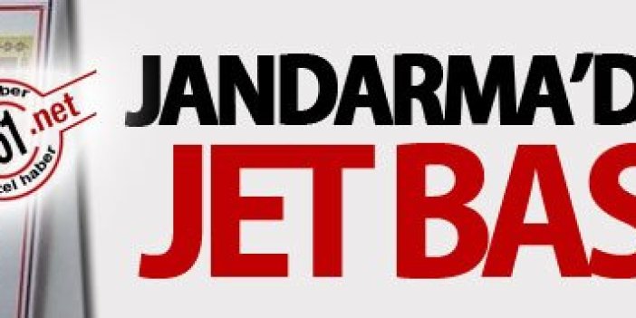 Trabzon Jandarma Yomra’da jet baskınlar gerçekleştirdi