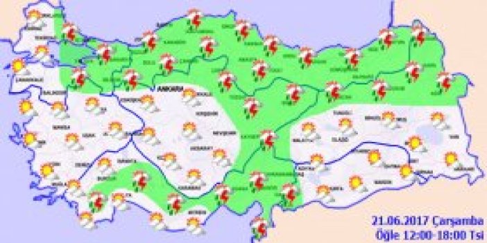 Trabzon'da hava nasıl olacak? 21.06.2017