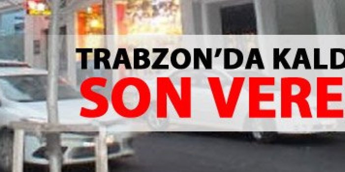 Trabzon'da kaldırım otoparkına son verecek karar